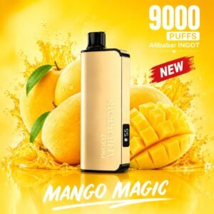 ALIBARBAR INGOT 9000 PUFFS, Mango Magic